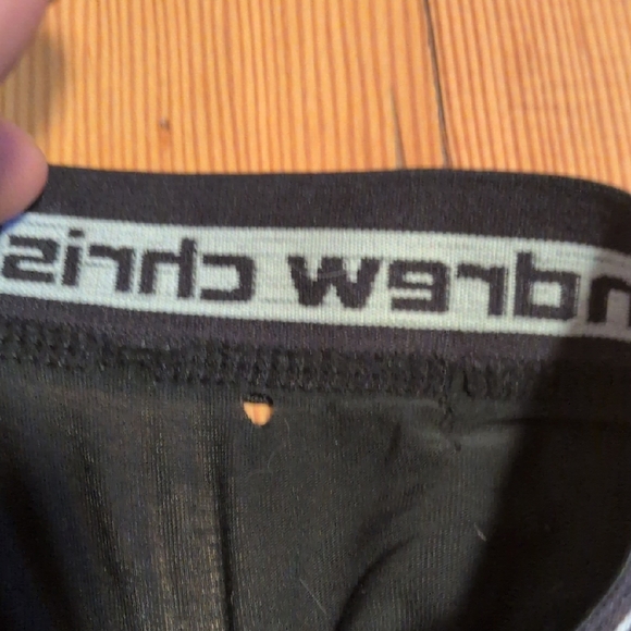 Andrew Christian Black and White Briefs - Picture 5 of 5